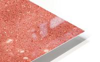 Peach Glitter HD Metal print