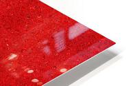 Red Glitter HD Metal print