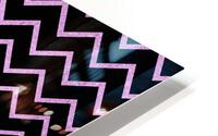 Plum Chevron Glitter Impression metal HD