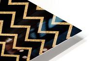 Sandal Chevron Glitter HD Metal print