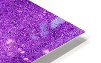 Dripping Violet Glitter HD Metal print