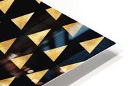 Gold Foil Triangle HD Metal print