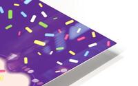 Grape Waffle Drips HD Metal print