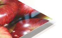 Fresh Red Apple HD Metal print