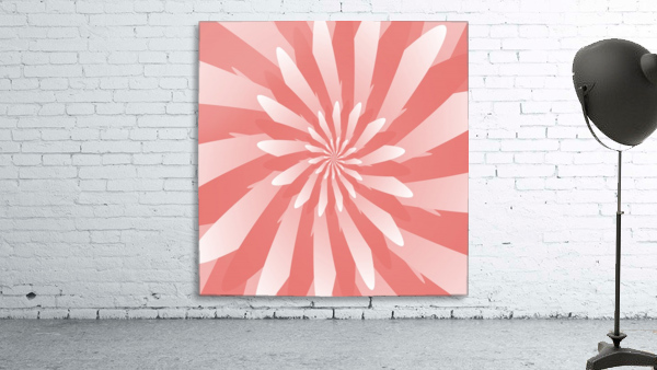 Flower Spiral Pattern  Wall Preview
