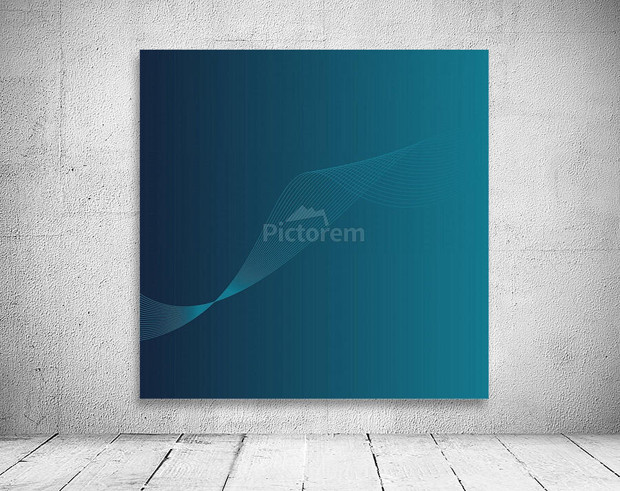 Wavy Art Wall Preview