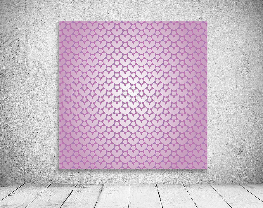 Pink Decorative Patterns Decorative Pink Color Pattern Art by rizu_designs Wall Art