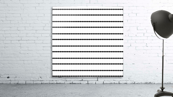Dots Black White Seamless Pattern Artwork Wall Preview