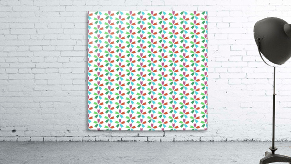 Flower Seamless Pattern Artwork Wall Preview