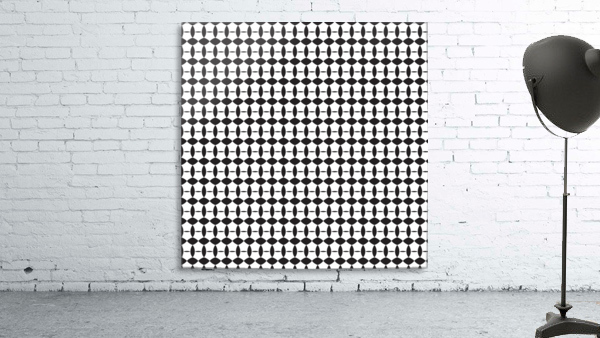 Monochrome Pattern Art Wall Preview