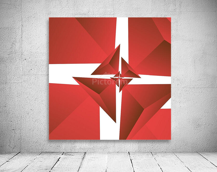 Trendy Polygen Art Wall Preview