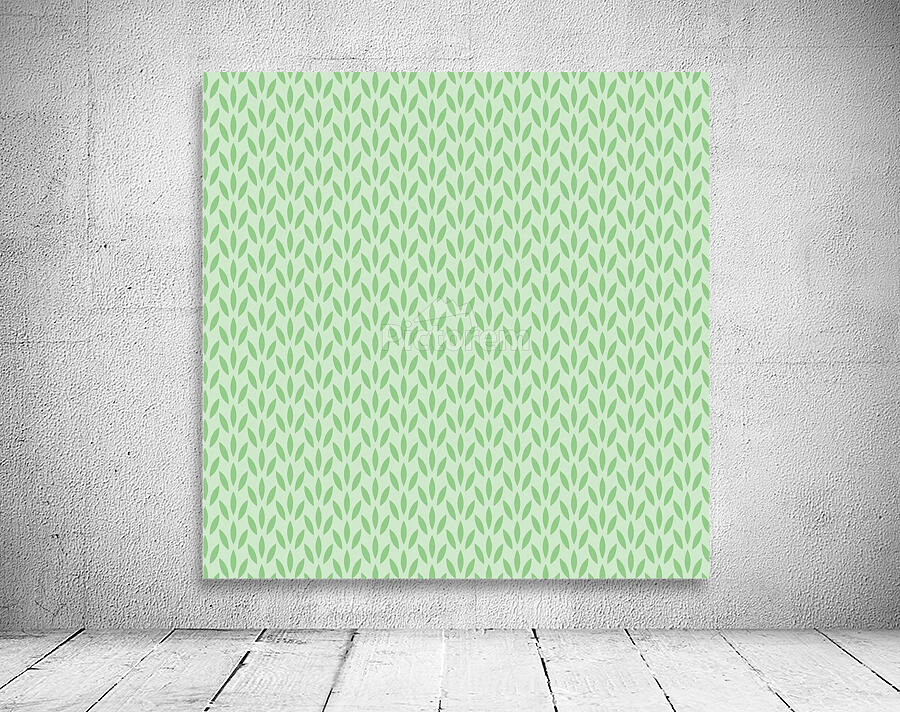 Green Flower Seamless Pattern Background Wall Preview
