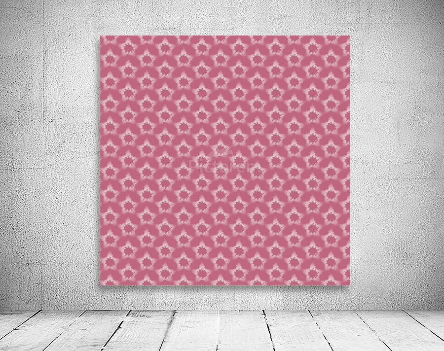 Star Brown snowflake Seamless Pattern  Wall Preview