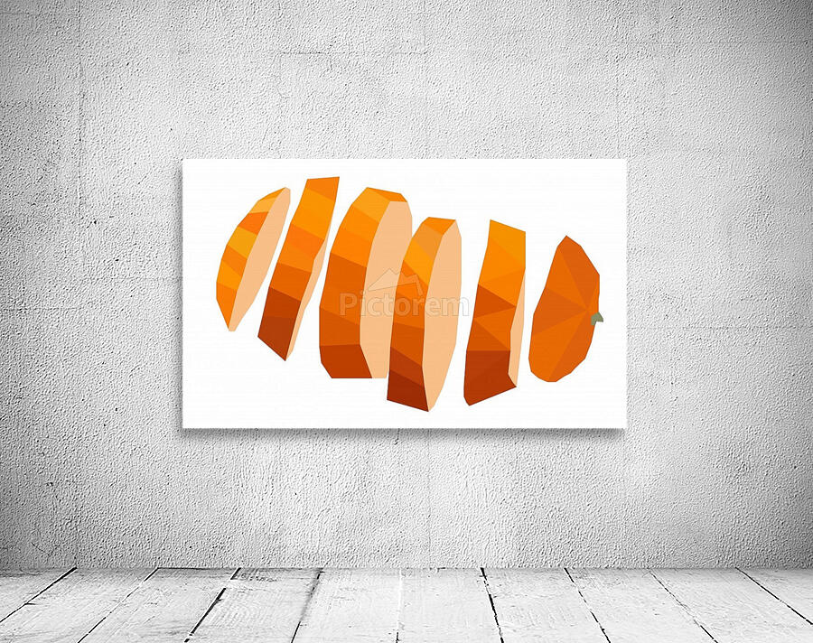 Orange Fruit Art Wall Preview