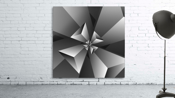 BlackishTrendy Triangle Pattern Wall Preview