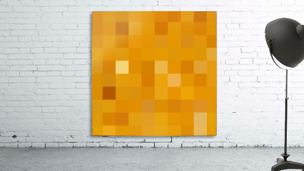 ORANGE MOSAIC PATTERN Wall Preview