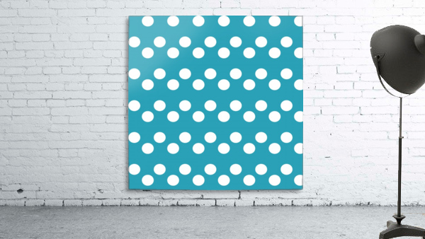 Light Blue Polka Dots Wall Preview
