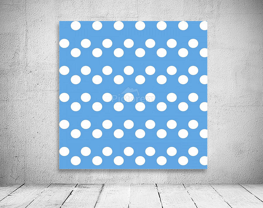 CORNFLOWER Polka Dots Wall Preview