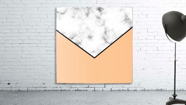 ABSTRACT ORANGE MODERN MARBLE Wall Preview