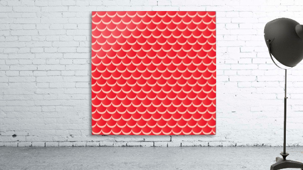 RED MERMAID PATTERN Wall Preview