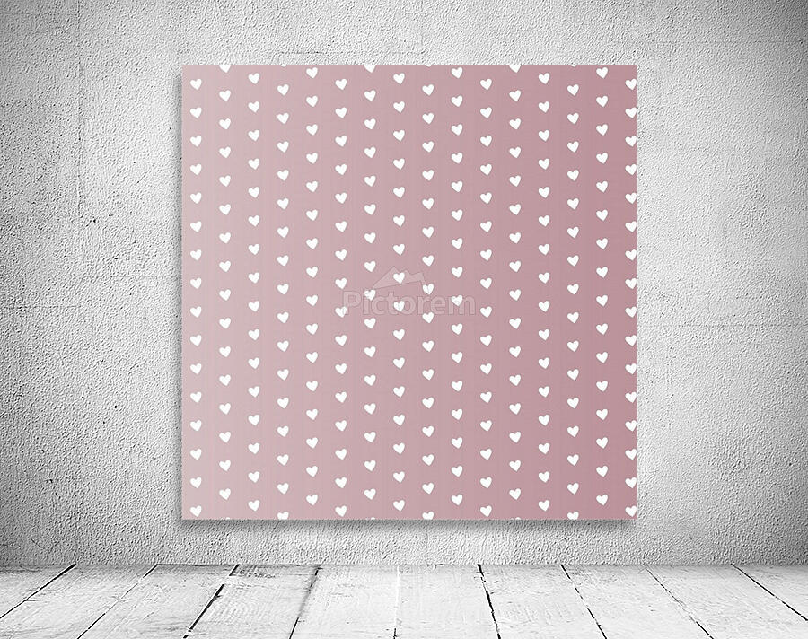 Sienna Heart Shape Pattern Wall Preview