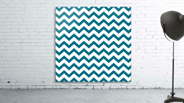 CERULEAN CHEVRON Wall Preview