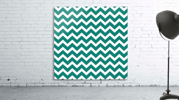 DEEP AQUA CHEVRON Wall Preview