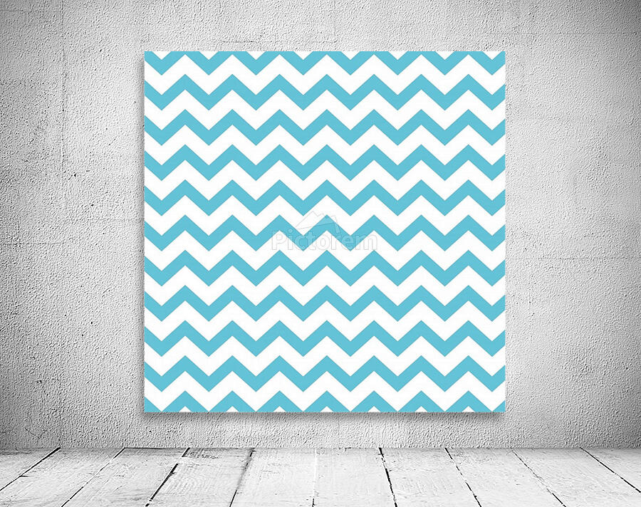 CORNFLOWER CHEVRON Wall Preview