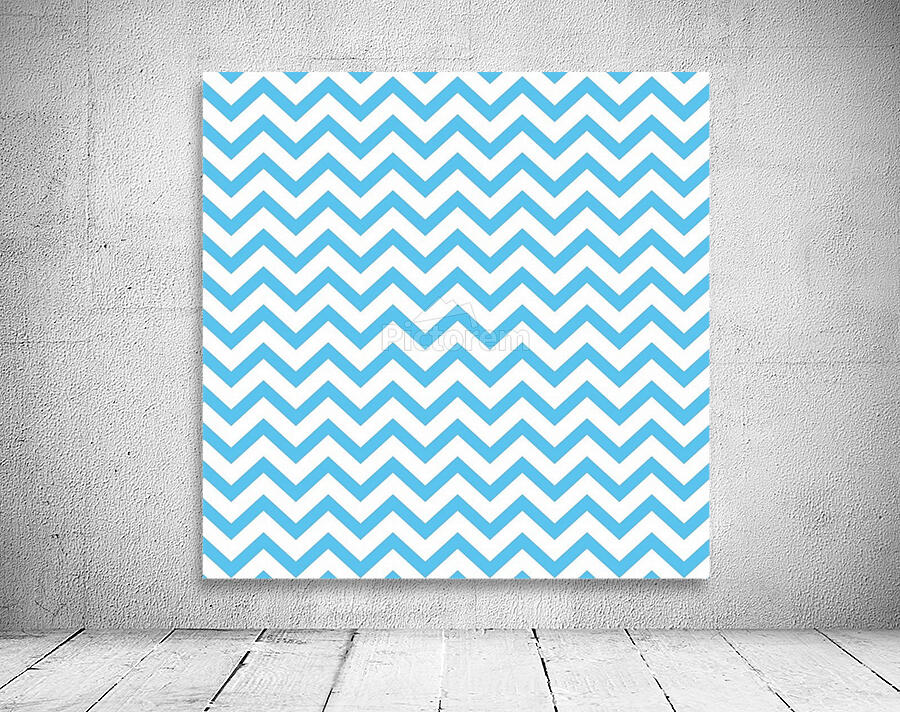 BLUE CHEVRON Wall Preview