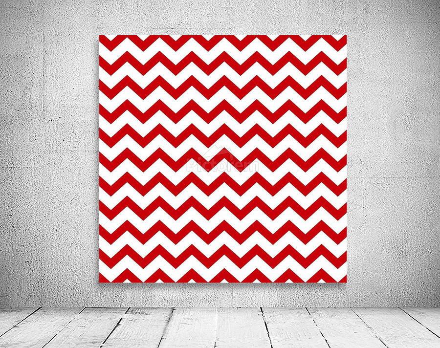 SCARLET CHEVRON Wall Preview