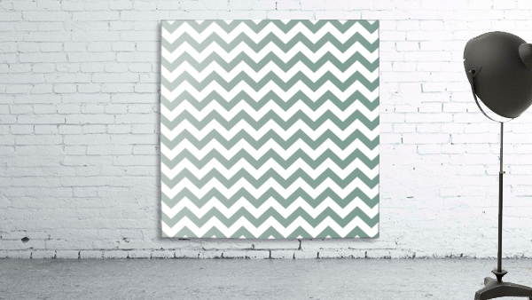 GREY GREEN CHEVRON Wall Preview