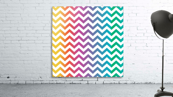 RAINBOW CHEVRON Wall Preview