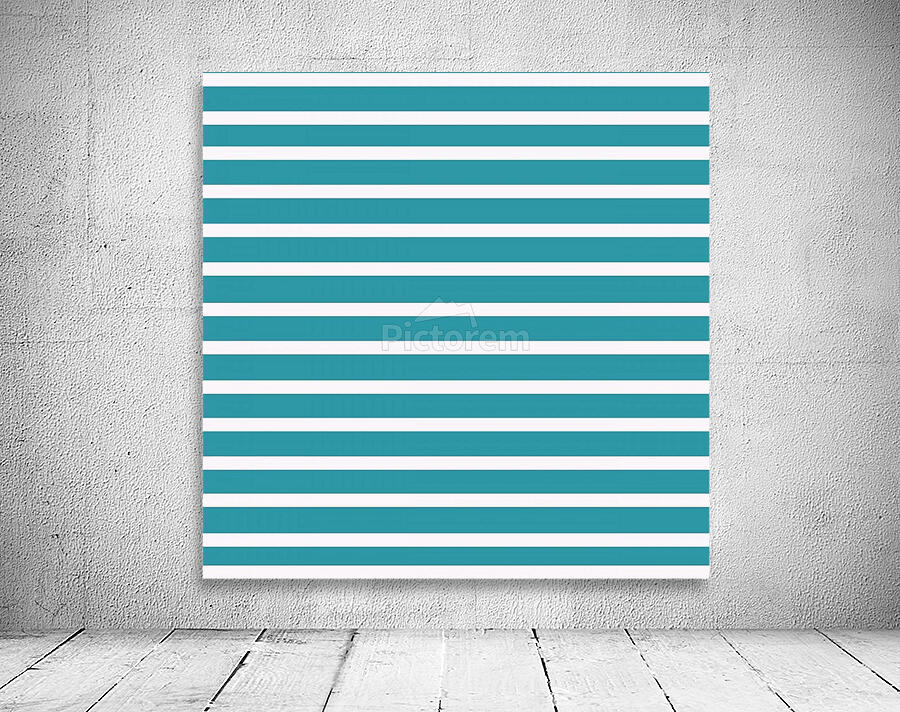 Turquoise  Stripes Wall Preview