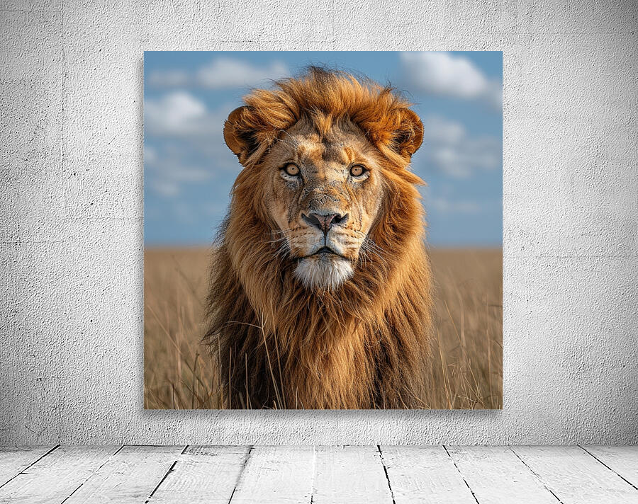 Wild Majesty Lion Wall Preview