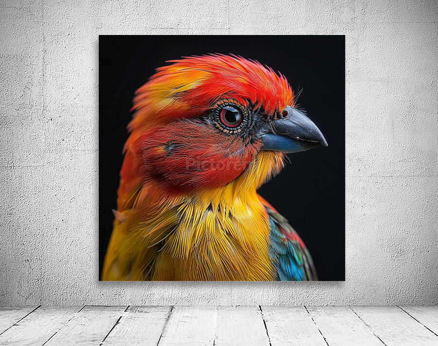 Asian Beautiful Bird Wall Preview