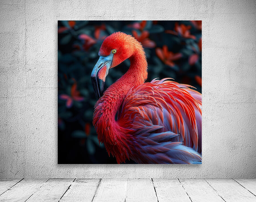 Tranquil Flamingo Wall Preview