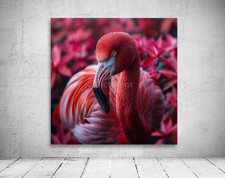 Beauty Flamingo Wall Preview