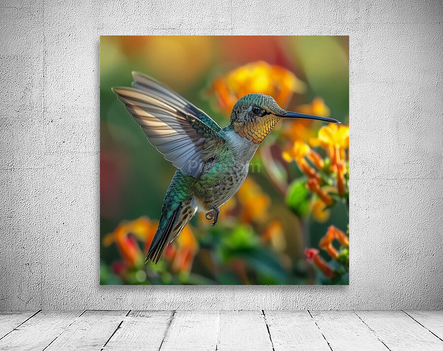 Humming Bird Wall Preview