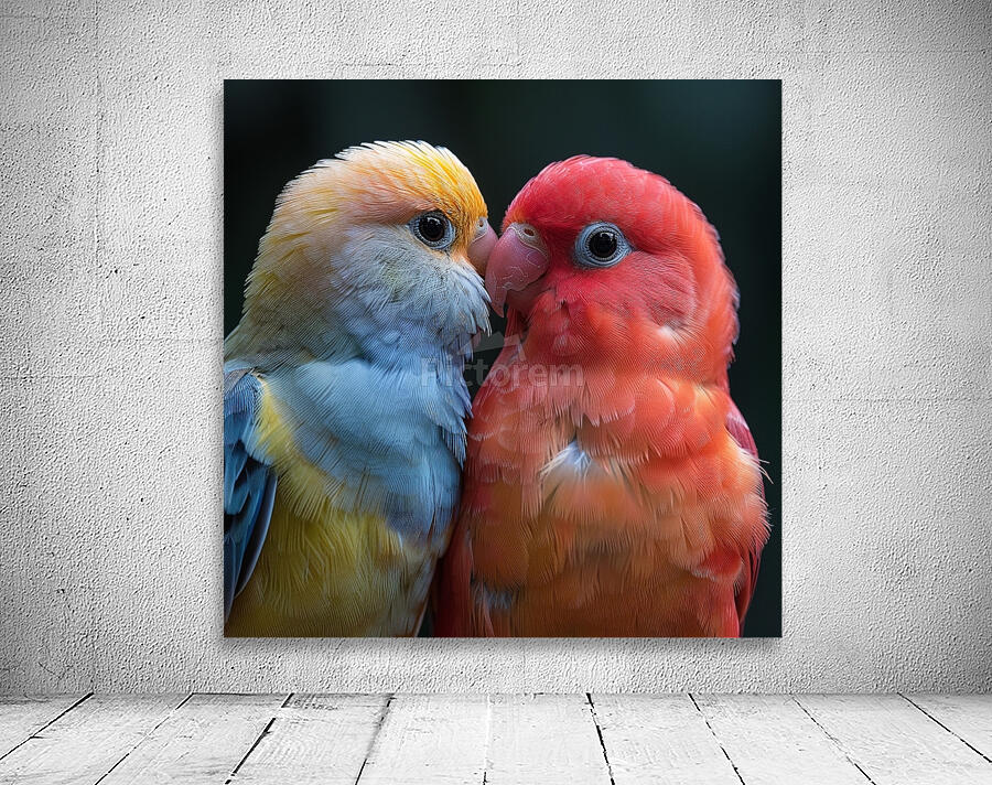 Sweet Lovebird Wall Preview