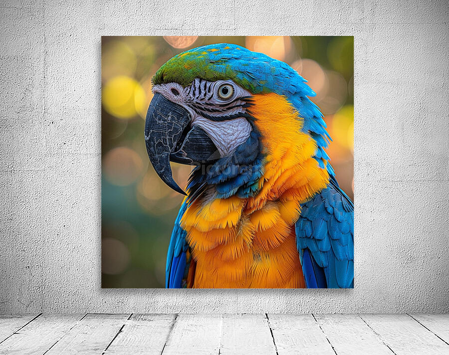 Macaw Parrot Wall Preview