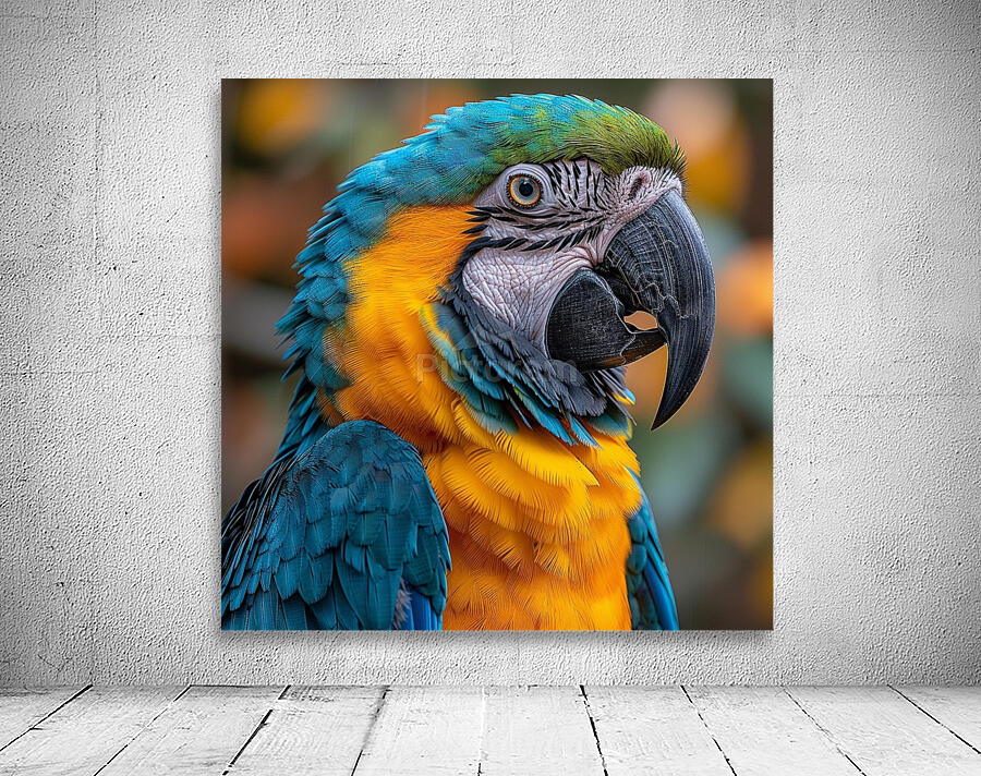 Macaw Eyes Wall Preview