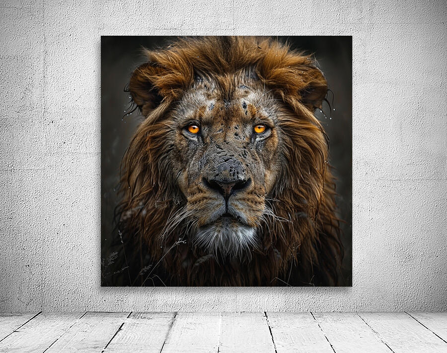 Vigilant Lion Wall Preview