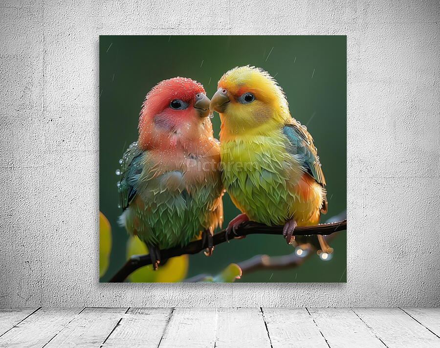 Bonded Lovebird Wall Preview