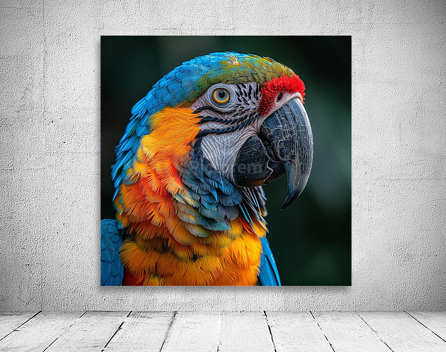 Fluffy Macaw Wall Preview