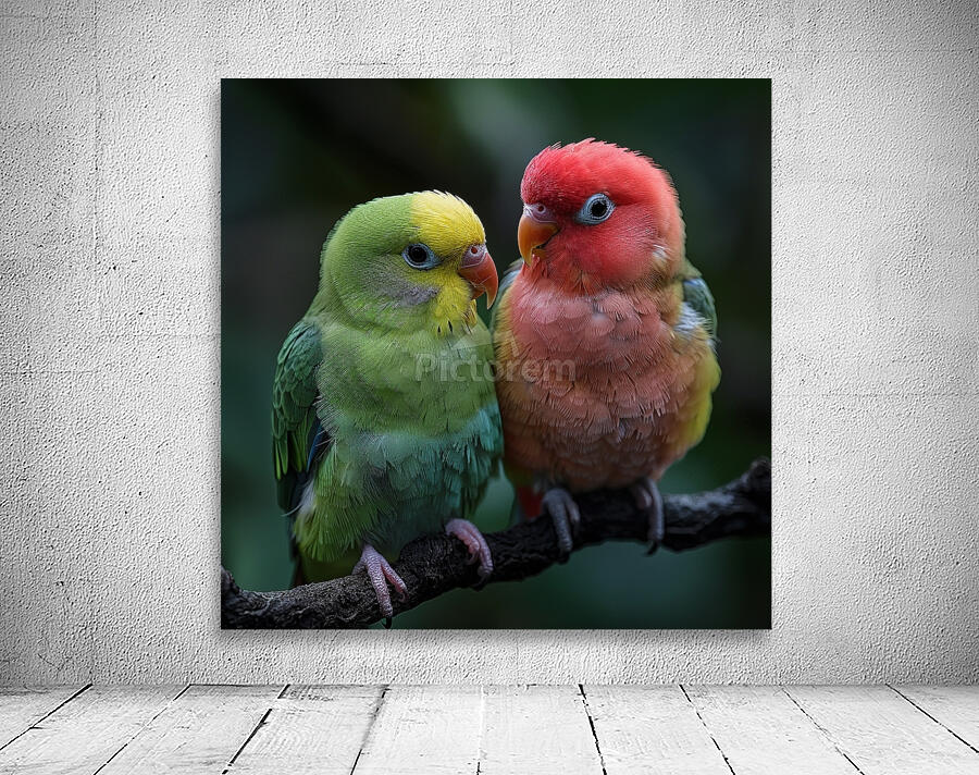 Serene Lovebird Wall Preview