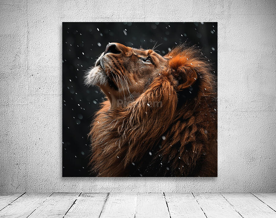 Fierce Lion Wall Preview