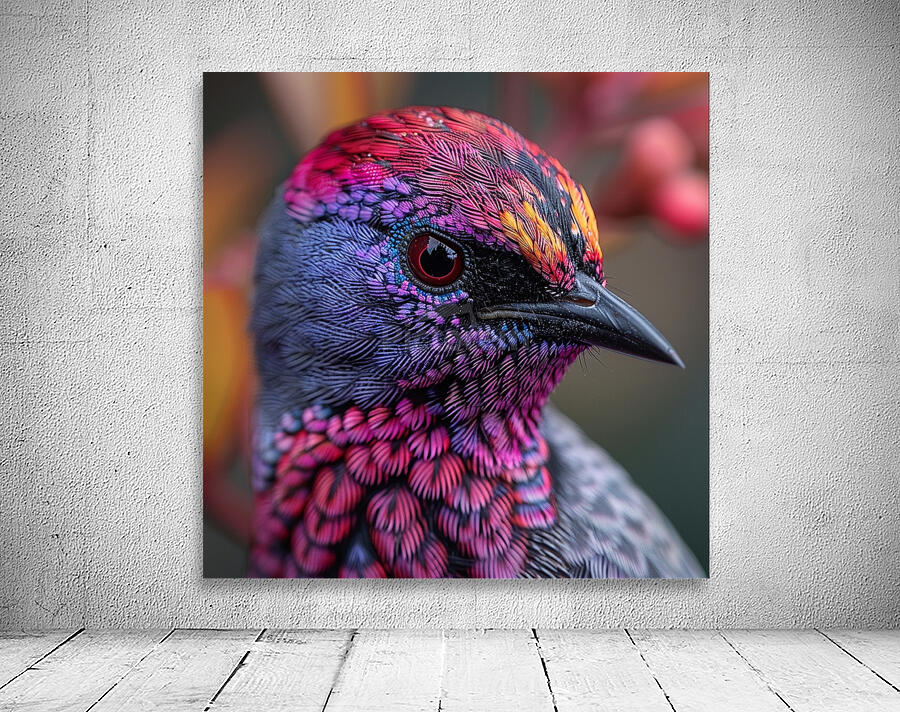 Vibrant Bird Wall Preview