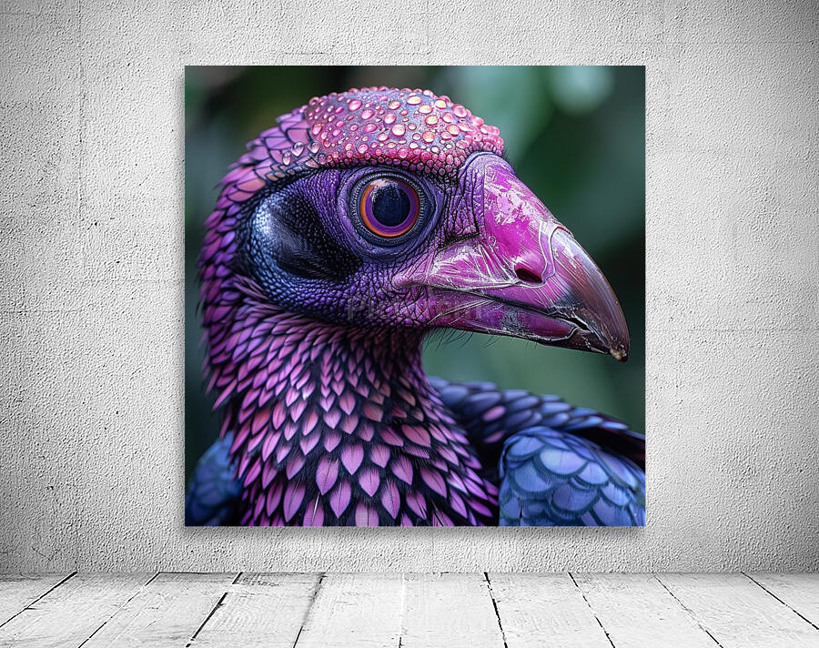 Purple Bird Beak Wall Preview