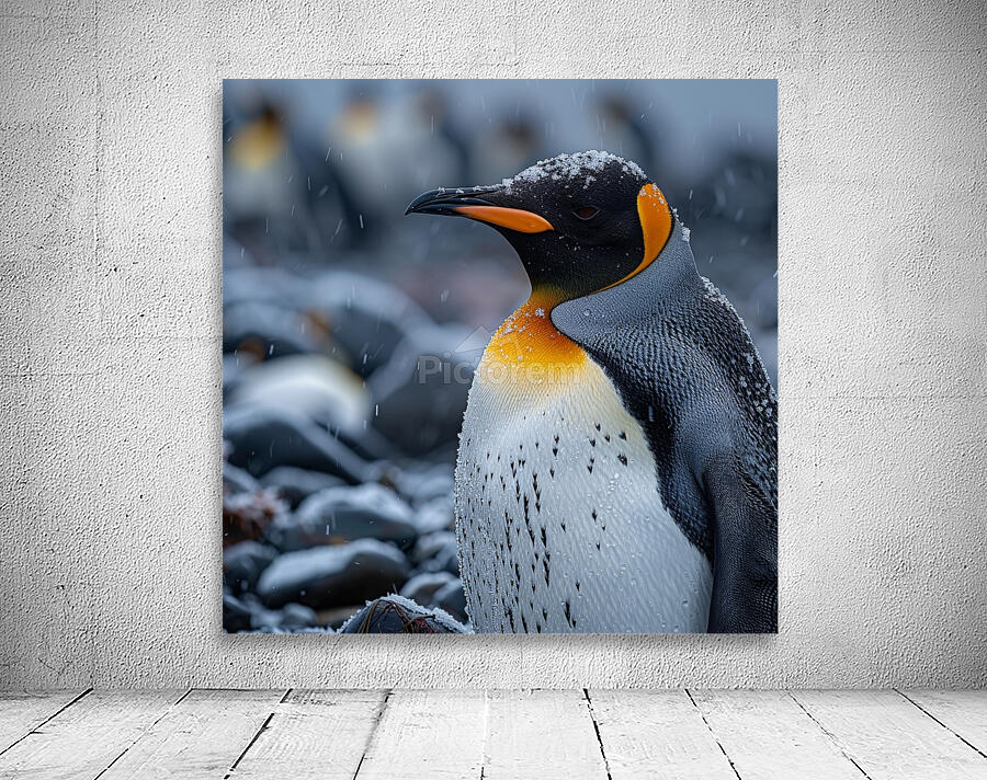 Arctic Sparkle Penguin Wall Preview