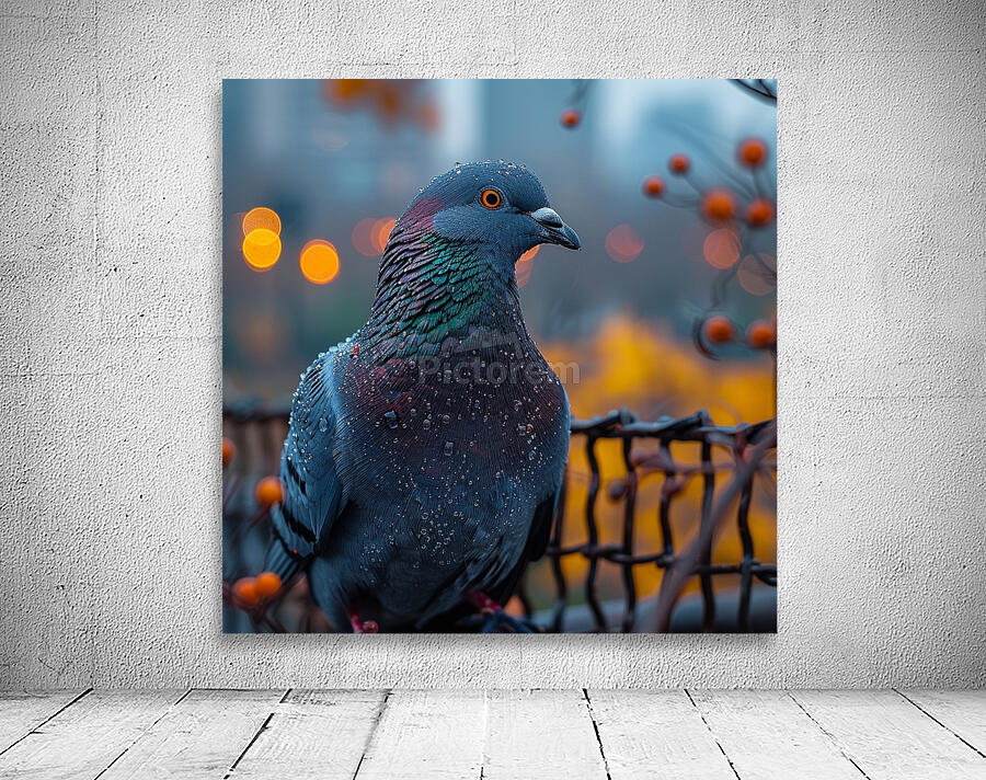 Lonely Pigeon Wall Preview